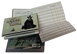 RFID Protected Debit Credit Card Holder Hand Crafted with Register and Photo Insert (Oz Witch)