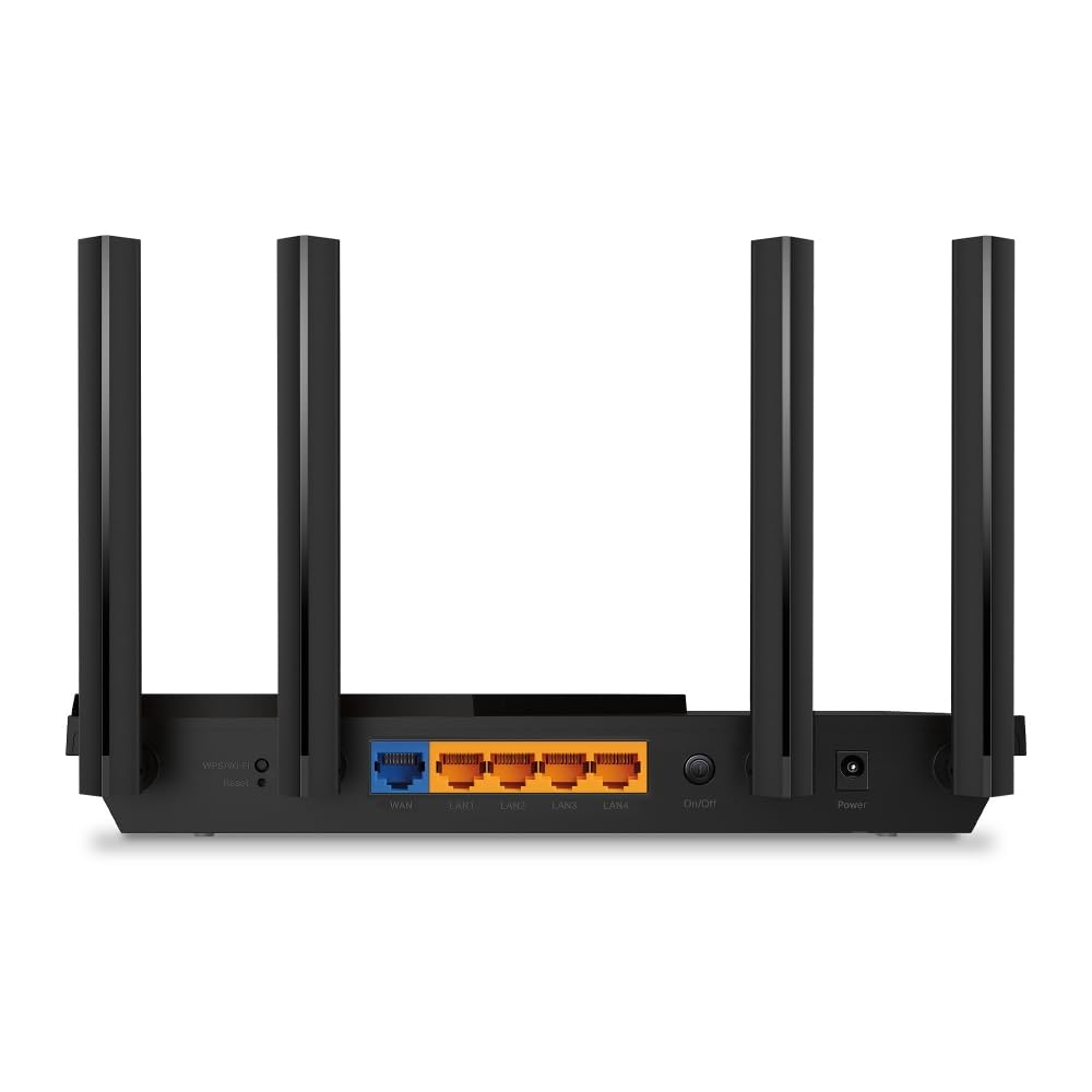 TP-Link AX1800 WiFi 6 Router (Archer AX21) – Dual Band Wireless Internet, Gigabit, Easy Mesh, Works with Alexa - A Certified for Humans Device, Free Expert Support