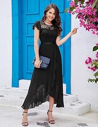 BeryLove Prom Dresses for Women Wedding Guest