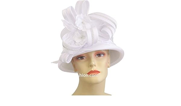 white formal hat