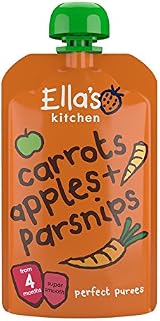 Ella's Kitchen Carrots Apples and Parsnips 120g Black Live Morrisons