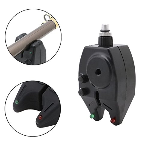 Stebcece Electronic High Sensitive LED Light Fish Bite Sound Fishing Alarm Indicator Bell