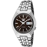 Seiko Men's SNK305K Seiko 5 Automatic Brown Dial Stainless Steel Watch