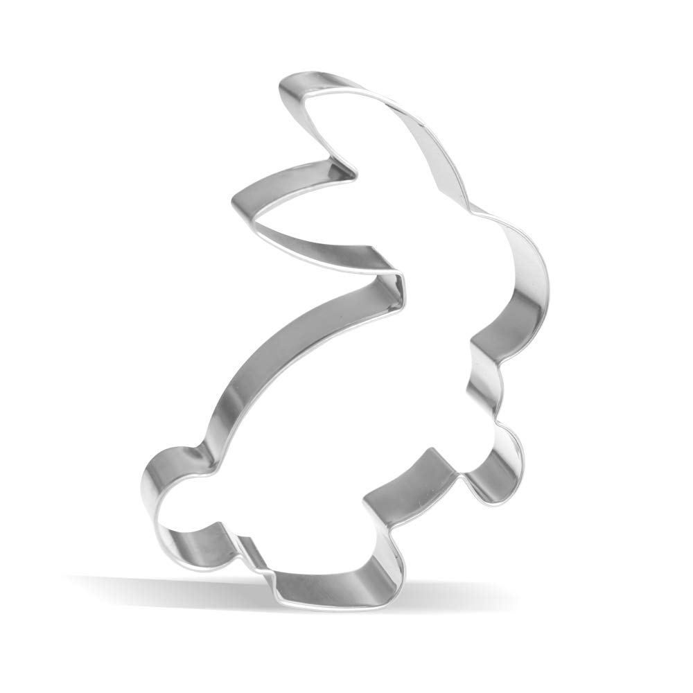 10.5 cm Bunny Rabbit Cookie Cutter - Stainless Steel