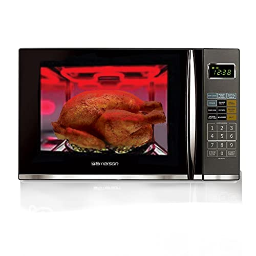 Emerson 1.2 CU. FT. 1100W Griller Microwave Oven with Touch Control