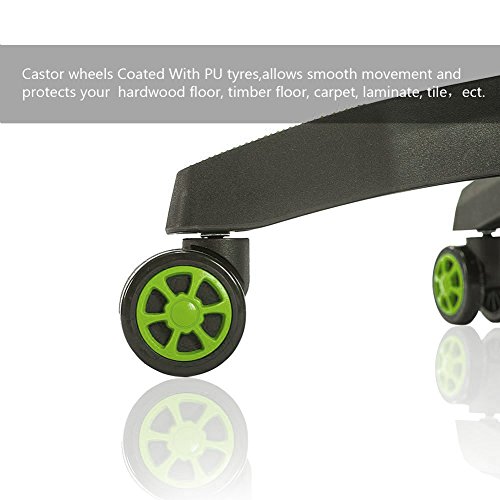 IntimaTe-WM-Heart-Sedia-Gaming-Sedia-da-ufficio-Sedia-Schienale-Alto-Reclinabile-di-PU-Ergonomica-Poltrona-Girevole-Regolabile-Sedia-del-Gioco-Computer-verde