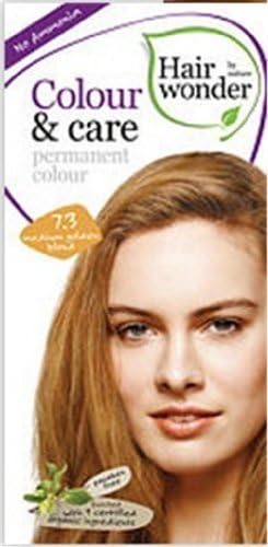 Colour and Care- 7.3 Medium Golden Blond 3.50 Ounces by Hair Wonder by Nature [parallel import goods]