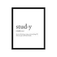 Serif Design Studios Study Definition - Unframed Art Print Poster Or Greeting Card