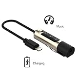Baile Lightning to 3.5mm Headphone Jack Adapter with Volume Control for iPhone 7 / 7 Plus (7.1 inch)