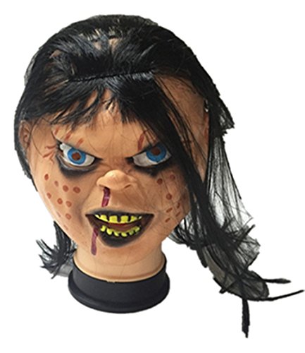ADIASEN 1pc Halloween head Mask horror COSPLAY monkeyshines ghost baby for children free size