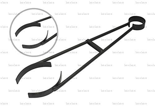 26" Sturdy Foundry Flask Tongs for Handling Graphite Crucibles 3-1/8" to 5-78"