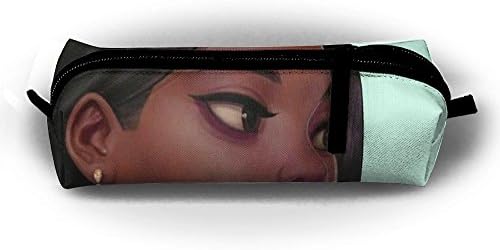 YesFutureIs Female Oxford Cloth Stationery Bag African American Woman Girl Art Pencil Case For Children/Girls/Students/Adolescents, Compact Zipper Bag