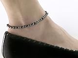 Magnetic Hematite Ankle Bracelet Anklet, 9.5 ” – 1 anklet, Health Care Stuffs