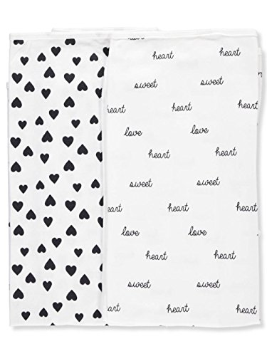 Carter's Baby Girls' 2-Pk. Babysoft Swaddle Blankets None
