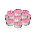 Tea Lights Candles,G2PLAY Set of 50 Unscented Candle for Home, Patio, Gardens, Outdoors, Weddings, Parties (Pink)