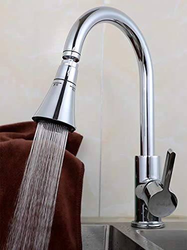360-Degree Swivel Kitchen Sink Faucet Aerator with 2 Function Swivel Sprayer for Kitchen, Bathroom Faucet - Thumbnail 4