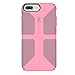 Speck Products CandyShell Grip Cell Phone Case for iPhone 8 Plus/7 Plus/6S Plus/6 Plus - Island Pink/Gravel Grey