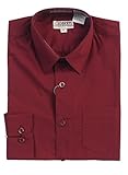 Gioberti Big Boy's Long Sleeve Solid Dress Shirt