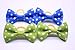 yagopet 20pcs/10pairs Small Dog Hair Bows Topknot Classic Polka Dots Small Bowknot with Rubber Bands Pet Grooming Products Mix Colors Pet Hair Bows Dog Hair Accessories