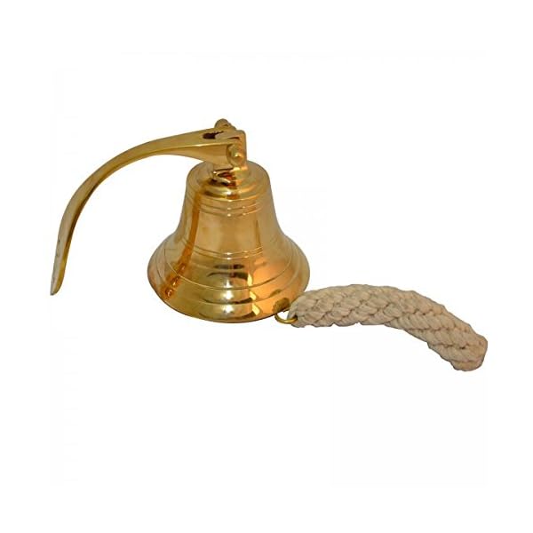 Brass-Ship-Hanging-Bell-Nautical-4-ships-solid-decor-bells-wall-boat-marine