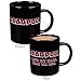 Marvel Deadpool Heat Reveal Ceramic Coffee Mug - Bob Ross Image and Let's Get Crazy, What the Heck Phrase Activates with Heat - 11oz