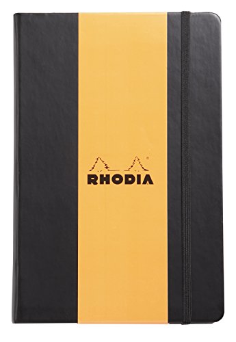 Rhodia webnotebook - a5 (5.5 x 8.25 inches), lined, black