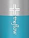 the flow Stainless Steel Water Bottle Double Walled/Vacuum Insulated - BPA/Toxin Free – Wide Mouth with Straw Lid, Carabiner Lid and Flip Lid, 32 oz.(1 Liter) (S/pacific blue, 18oz)