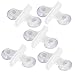 uxcell a15080400ux0072 Plastic Fish Tank Glass Suction Cup Divider Sheet Holder 5Pcs White