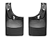 WeatherTech Custom No Drill Splash Guard MudFlaps for Chevrolet Silverado, Silverado 1500, Silverado 2500HD/3500HD - Front Pair (110010), Black