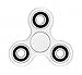 Hughapy Tri-Spinner Fidget Toy Plastic EDC Hand Spinner For Autism and ADHD Anxiety Stress Relief Focus Toys Gift( Lite, White )
