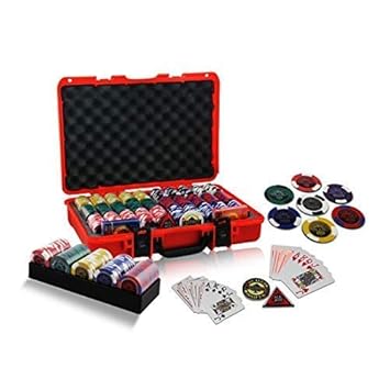 Casinoite Rodeo Cowboy 600 Poker Chips Set, Multicolour