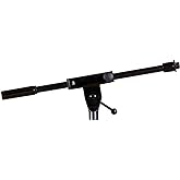 AirTurn Telescoping Boom Extension for Mic and Tablet Stands | For Microphones, Tablets, Accessories. Mic Stand Not Included