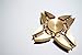 Fidget spinner toy METAL ultra-DURABLE brass bearing gold colour long spinning stress reduce ADHD focus boredom toy bronze FREE gift box