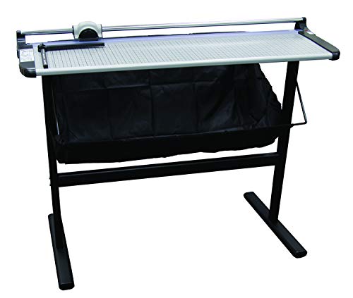 United RT37S 38" Rotary Paper Trimmer with Stand and Fabric Catch Tray, 10 Sheet Capacity, Crafts and Office