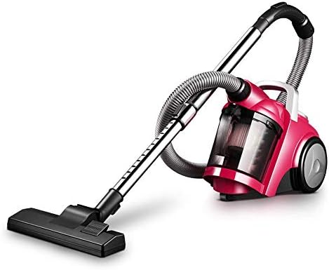 YYUU Household Vacuum Cylinder Vacuum Corded,1400 W High Suction,multiple Filter,suitable For Hard Floor and Carpet,rose Red