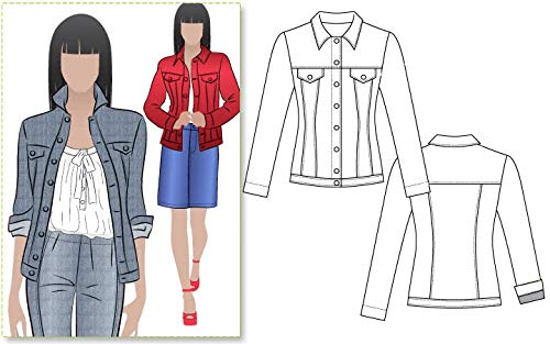 Style Arc Sewing Pattern - Stacie Jean Jacket (Sizes 18-30)