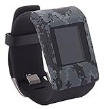 Bnad Cover For Fitbit Surge Fitness Superwatch Slim Designer Sleeve - Band Cover (Flower-09)