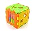 Zatan Baby Colorful 10 Hole Cube Matching Block Intelligence Educational Sorting Box Developmental Toy Plastic Cube Shape Puzzle Blocks Kids Gifts