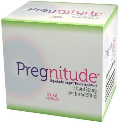 Pregnitude Reproductive Support Dietary Supplement 60 packets (Pack of 4)