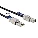 CableCreation 3.3FT [2-Pack] External HD Mini SAS SFF-8644 to SFF-8088 Cable, 1M/ Black