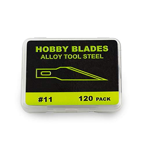 image for Headley Tools #11 Hobby Knife Blades (Pack of 120) Art Blades Cutting 