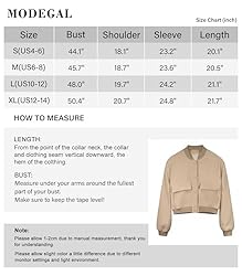 Modegal Women's Varsity Bomber Jackets Long Sleeve