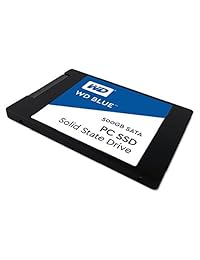 WD Blue 250 GB interno SSD Solid State Drive   SATA 6 Gb s 2.5 inch   wds250g1b0 a, Negro, azul, blanco