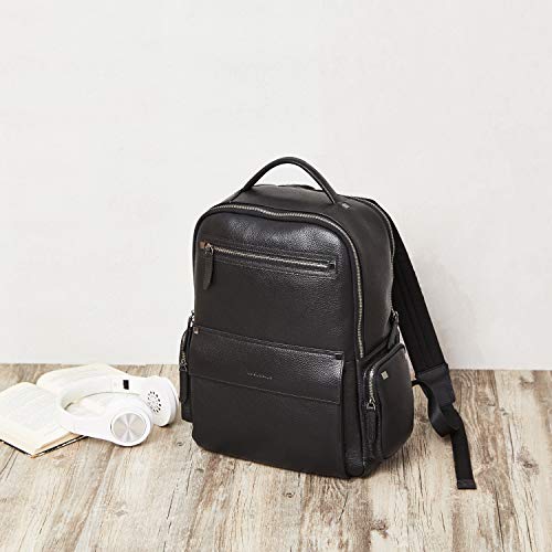 bostanten leather laptop backpack