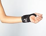 Adjustable Wrist Brace - Universal Support and Pain Relief for Carpal Tunnel, Tendonitis, Arthritis, and Minor Wrist Injuries. One size - By BioSkin