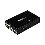 StarTech.com High Resolution VGA to Composite (RCA) or S-Video Converter - PC to TV Video Adapter - 1600x1200 RGB to TV (VGA2VID)