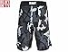 RAD MMA Fight Shorts Grappling Short Kick Boxing Cage Fighting Shorts White and Green Camo (X-Large, White Camo)