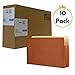 The File King Expanding Accordion File Folder - Legal Size | Box of 10 Redropes | 5.25” Expansion | Store and Organize Papers | Keep Records in One Place | Save Time Searching