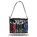 Knitting Organizer By Besti: Portable Knitting Yarn Storage Bag With Multiple Pockets, Individual Compartments, Carrying Shoulder Strap - Clear Plastic Tote Bag For Needles, Crochets & Threads (Black)