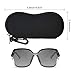ZZ Sanity (2PCS Sunglasses Soft Case Ultra Light Neoprene Zipper Eyeglass Case/Belt Clip (2PCS-BLACK)